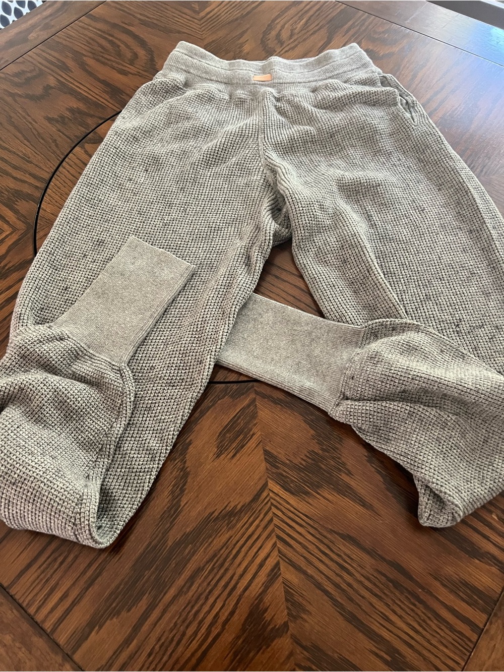 Lunya Women’s Gray Knit Sweatpants Cotton/Alpaca/Spandex Size M # 482